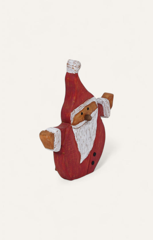 Noel Cute Santa Claus, Wooden Decor