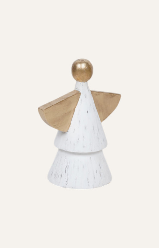 Celestial Guardian - Wooden Angel Christmas Decorations