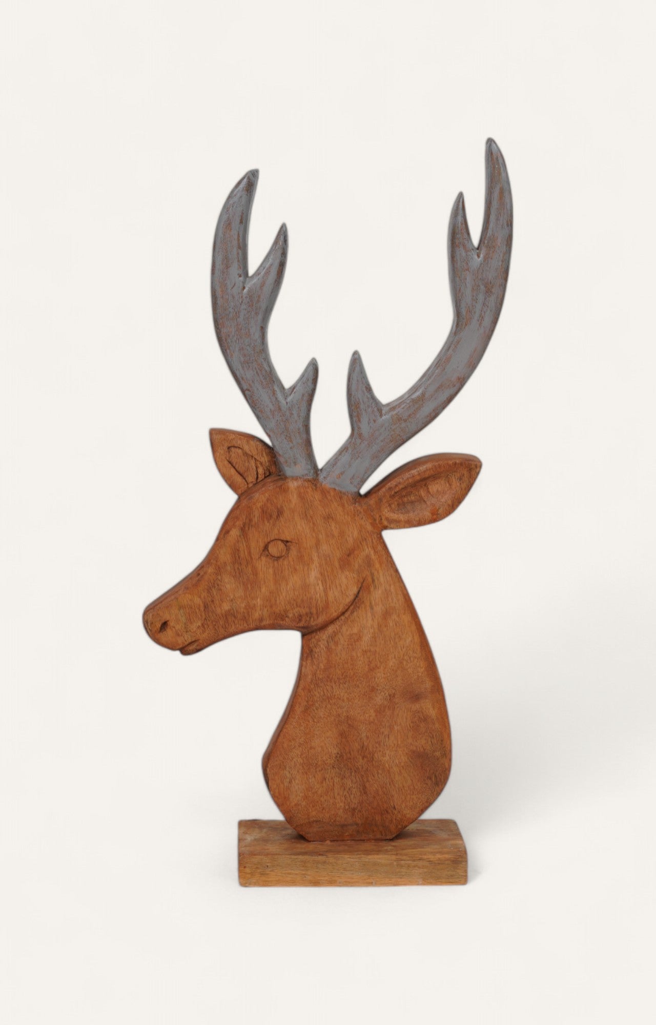 Dasher's Dash - Wooden Reindeer Head Christmas Decoration
