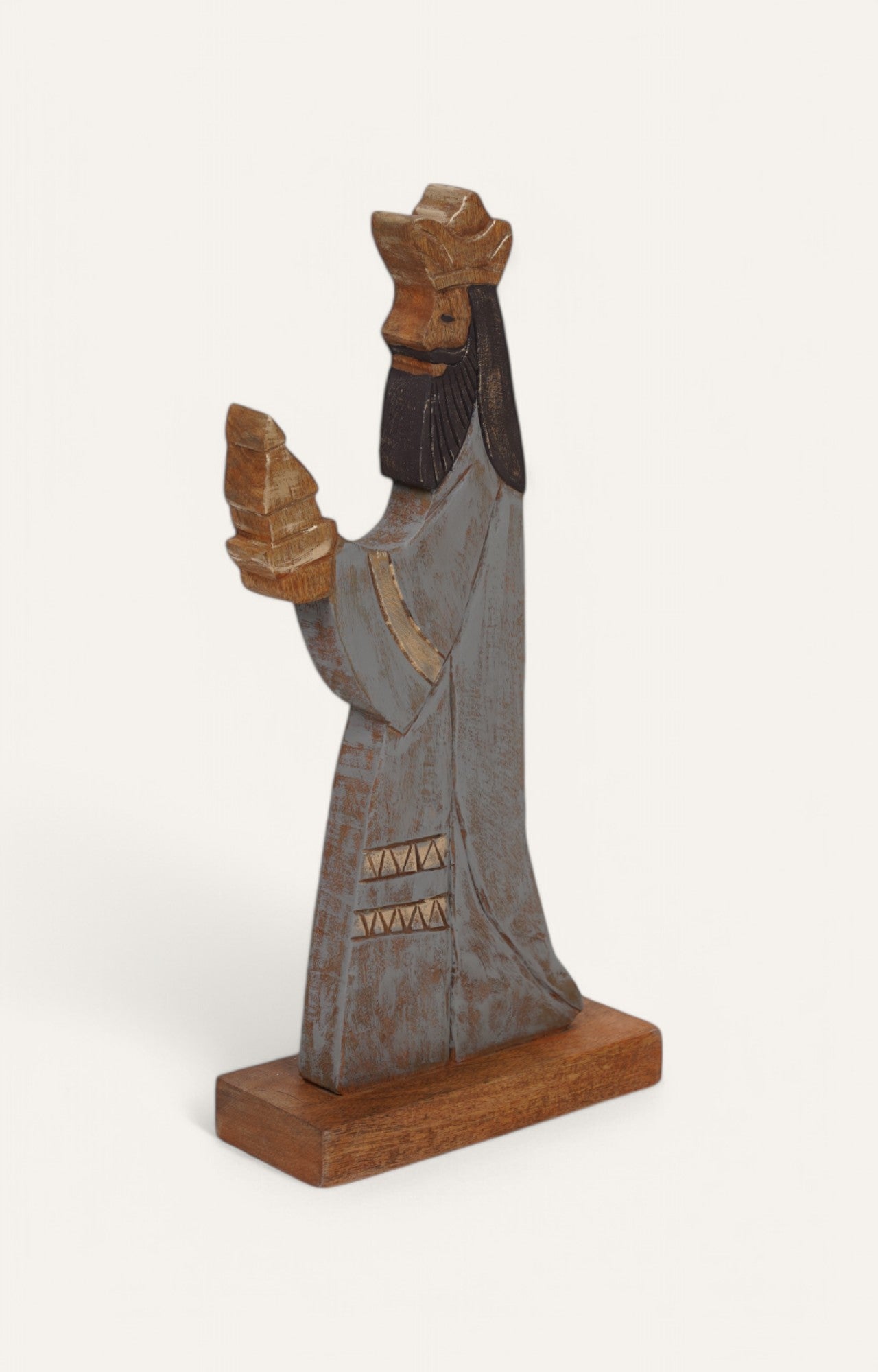 Wise King Balthazar - Wooden Christmas Decoration