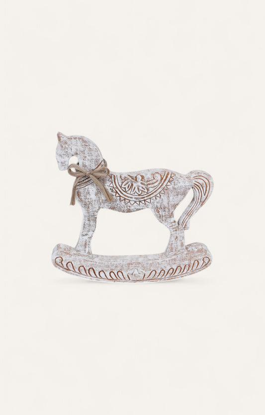 Snowy Steed Christmas Horse