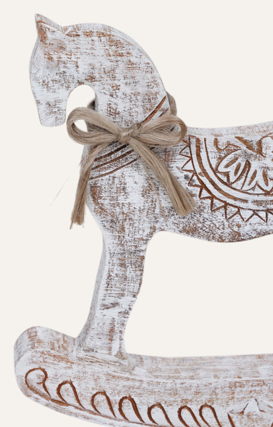 Snowy Steed Christmas Horse