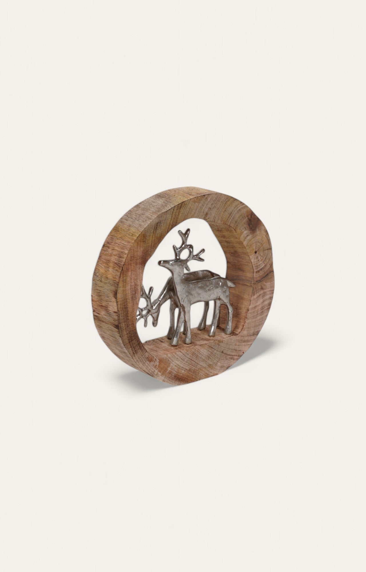 Reindeers In Wood
