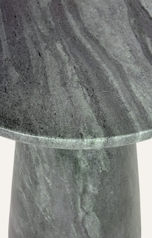 Hamilton Black Marble Round Side Table