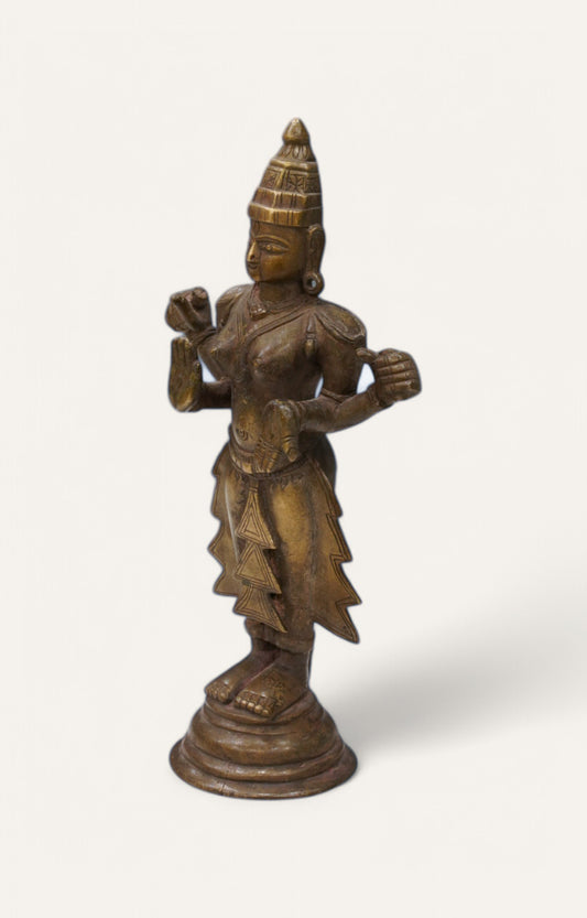 Devi Blessings Antique Brass  Figurine Table Decor