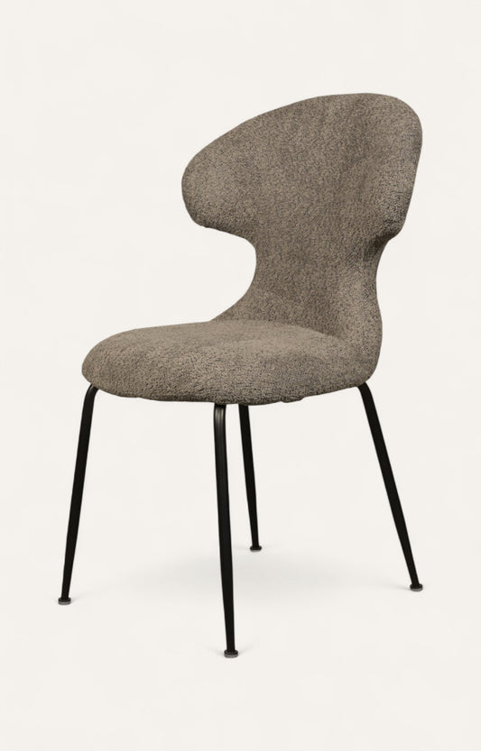 Sculpted Mid-Century Modern Dining Chair