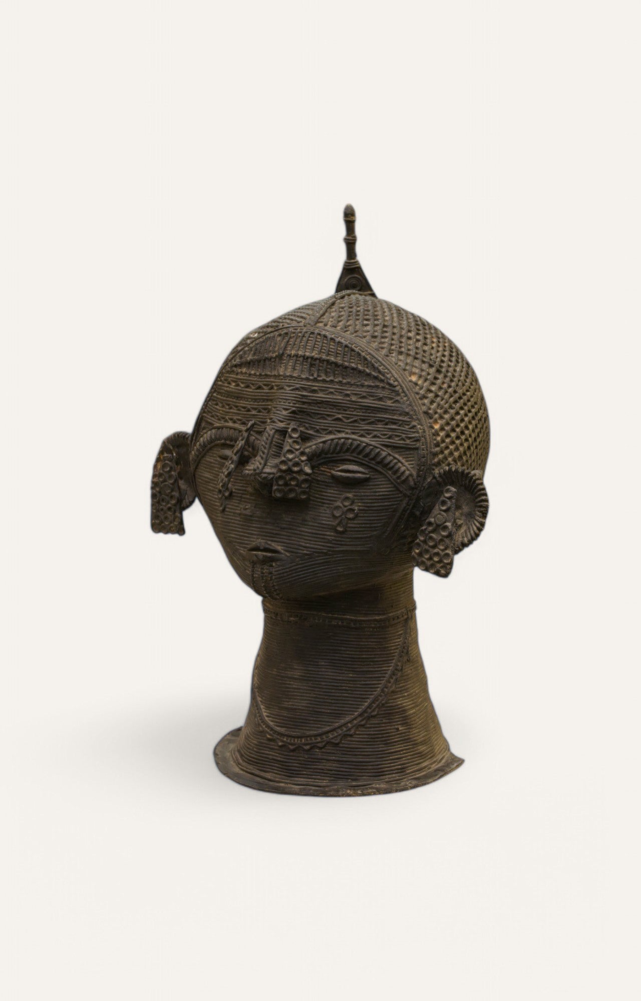 Dhokra Tribal Brass Bust Handcrafted Vintage Sculpture Home Décor