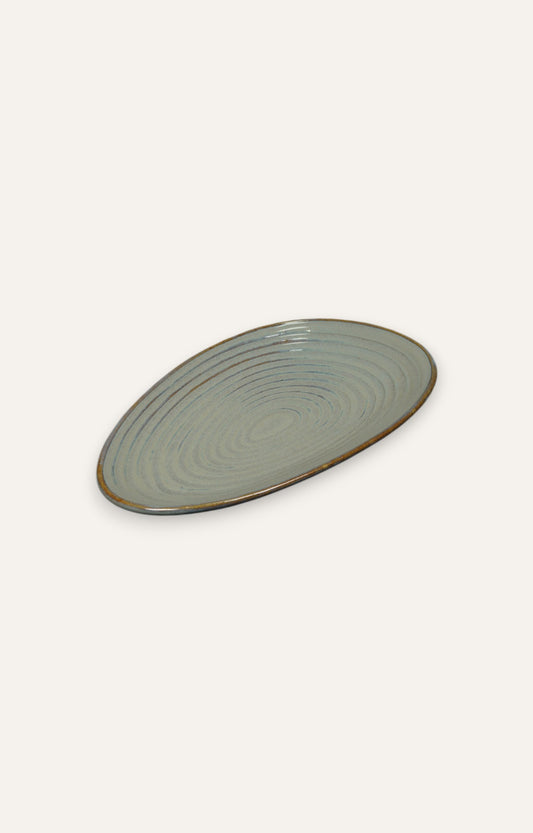 Large Egg-Shaped Platter