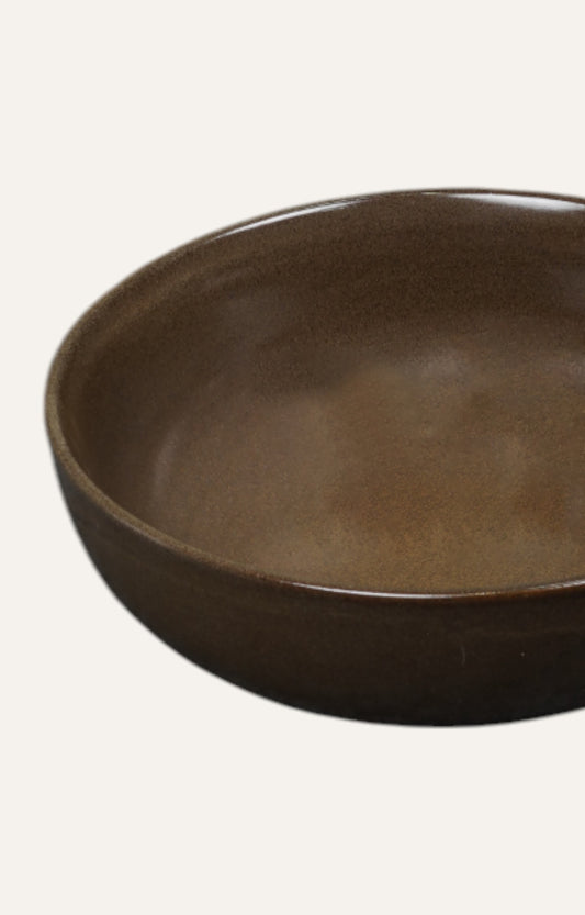 Earth Brown Studio Ceramic Bowl