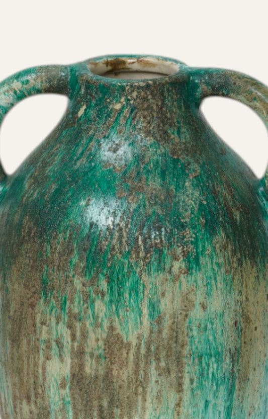 Greek-life Dual-Handle Ceramic Vase/ Water Jug