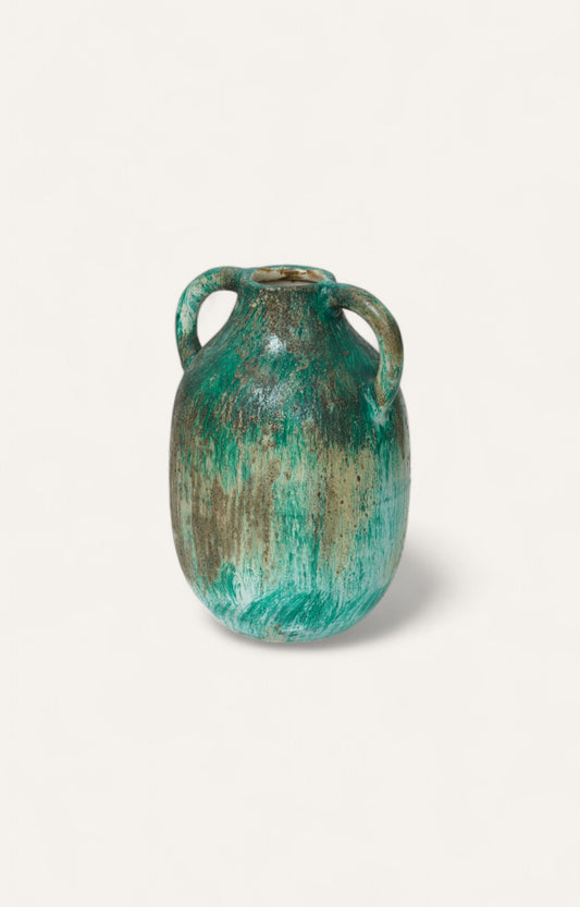 Greek-life Dual-Handle Ceramic Vase/ Water Jug