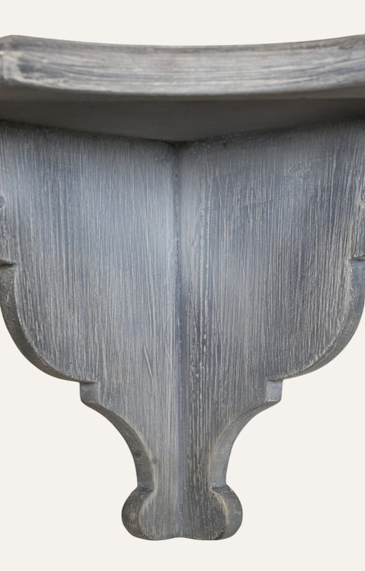 Grey Wooden Wall Bracket