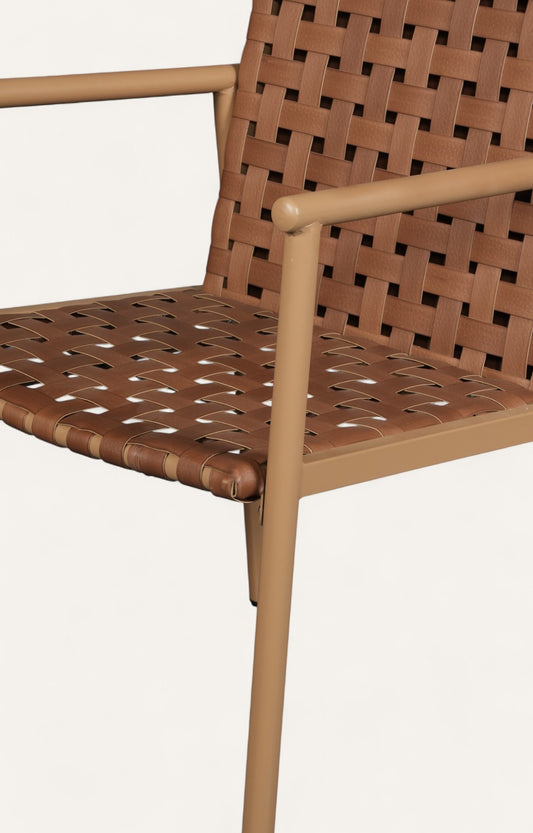 Woven Strap Dining Chair