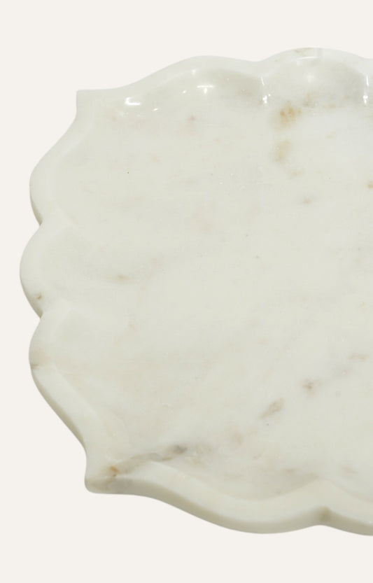 White Marble Maroc Platter