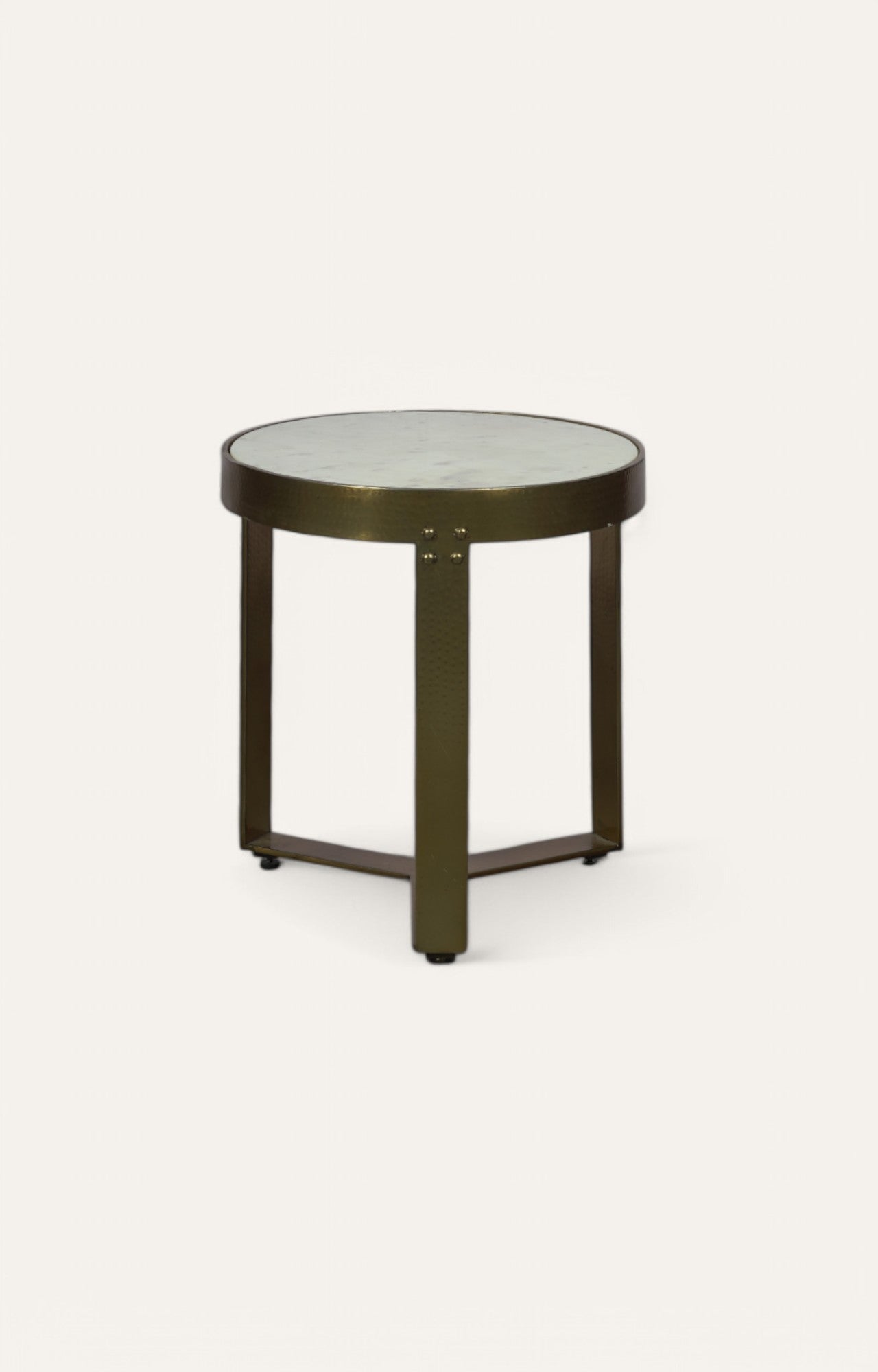 Marble top side table
