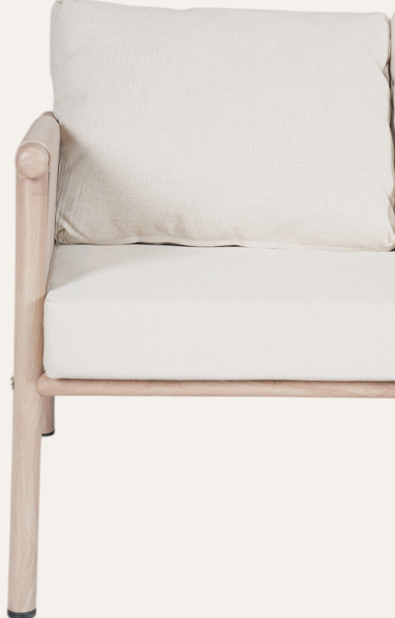 Tranquil Metal and Nylon Ropes 3 Seater Outdoor Sofa