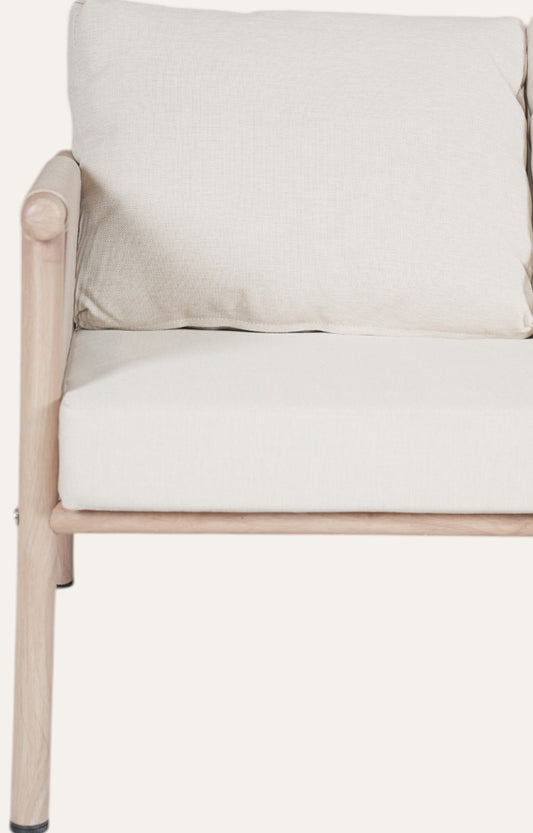 Tranquil Metal and Nylon Ropes 2 Seater Outdoor Sofa