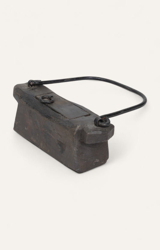 Vintage Teak Wood Money Box