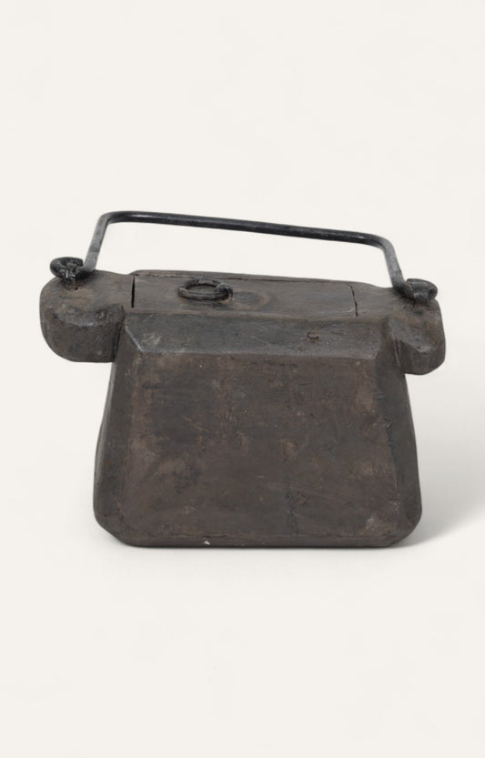 Vintage Wooden Table Décor with Handle