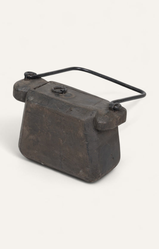 Vintage Wooden Table Décor with Handle