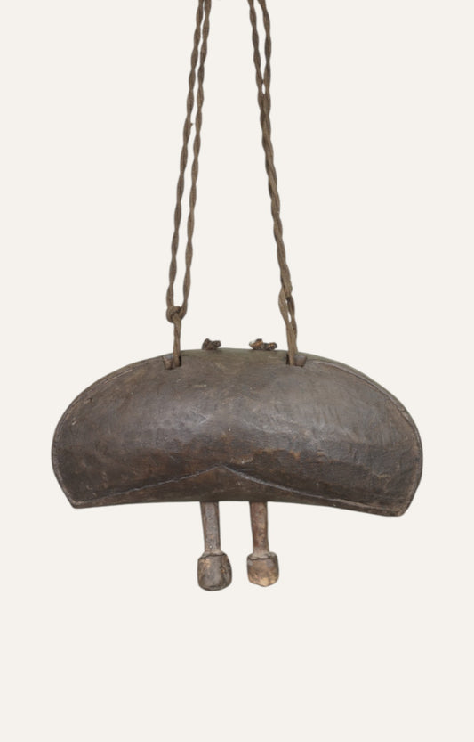 Vintage Cattle Hanging Wooden Bell - Wall Decor