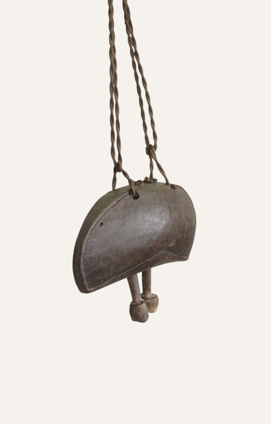 Vintage Cattle Hanging Wooden Bell - Wall Decor