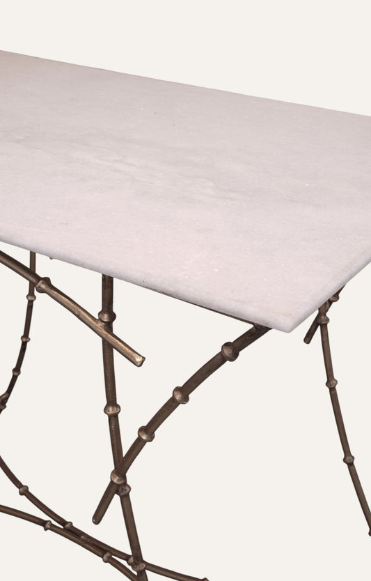 White Ellen Console Table