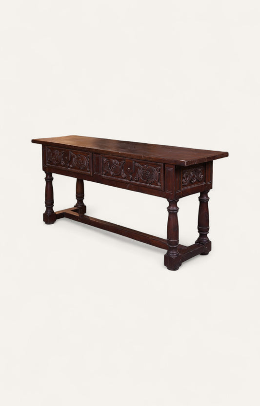 Carved Console Table