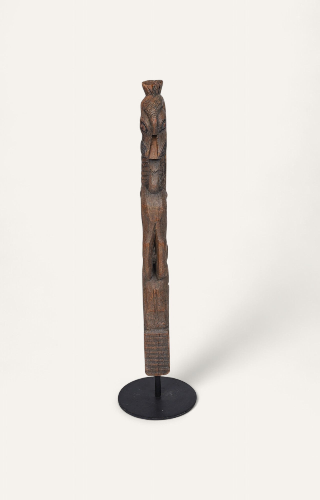 Mythical Animal & Elephant Totem Carving