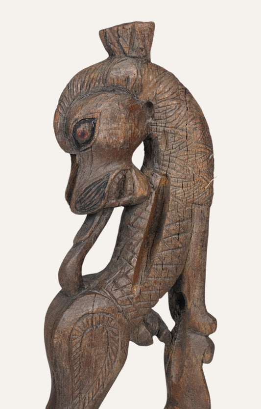 Mythical Animal & Elephant Totem Carving