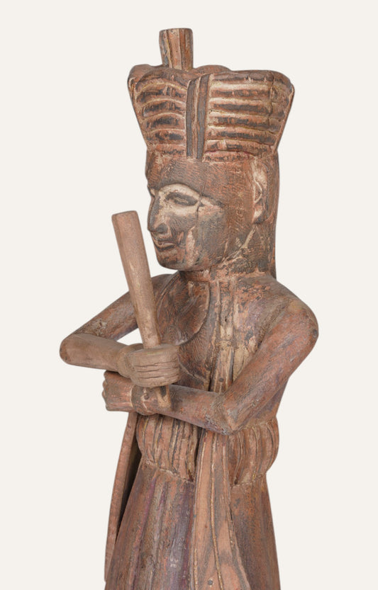 Antique Rajasthani Dwarpal Figure