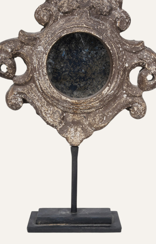 Ornate French-Style Mirror Fragment