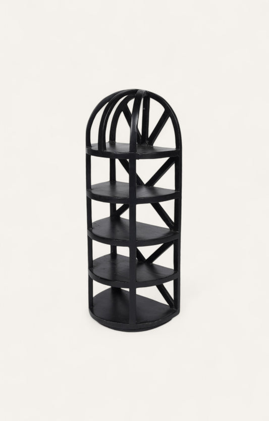 Arched Mini Book Tower in Black