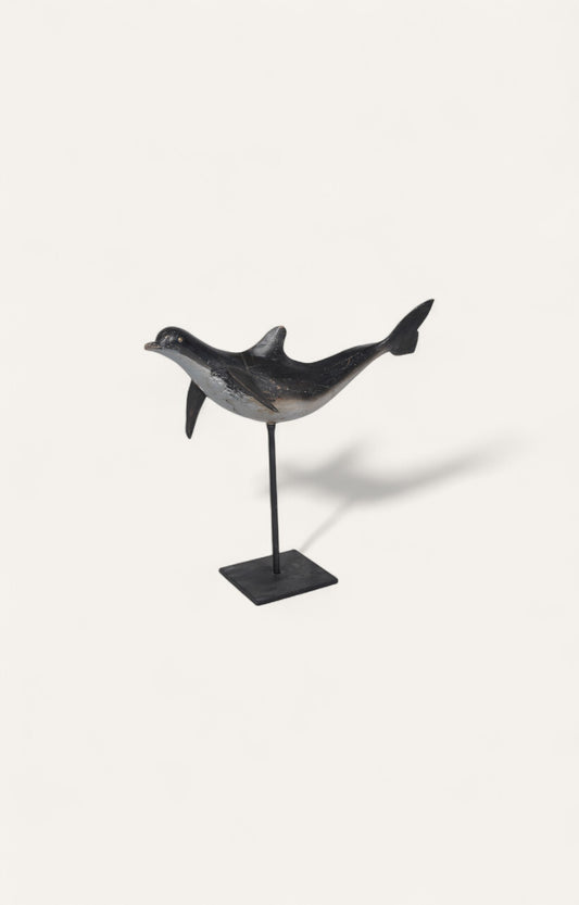 Giant Dolphin Sculpture on Stand