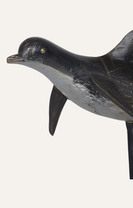 Giant Dolphin Sculpture on Stand