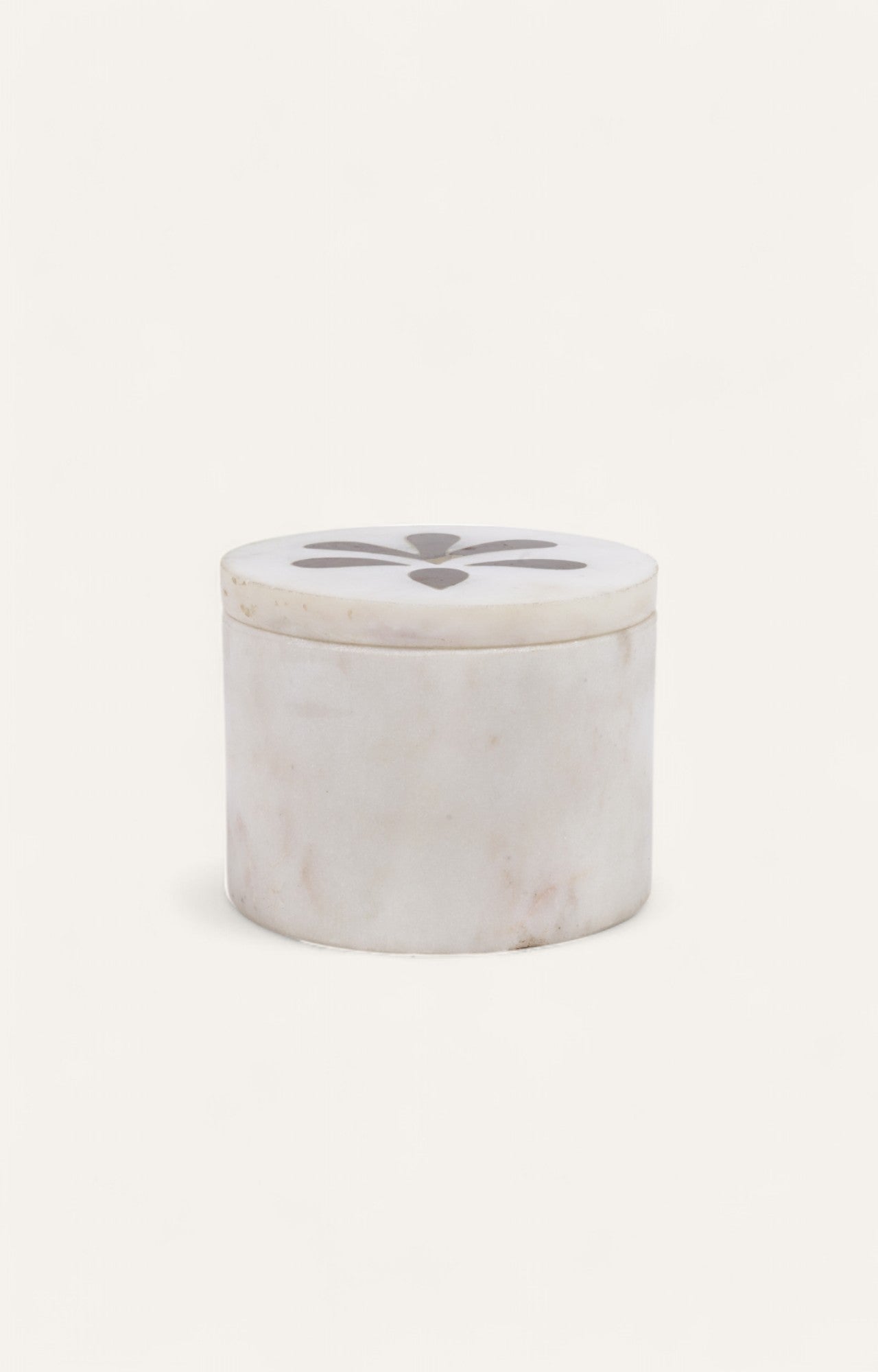 Brass Inlaid Marble Box