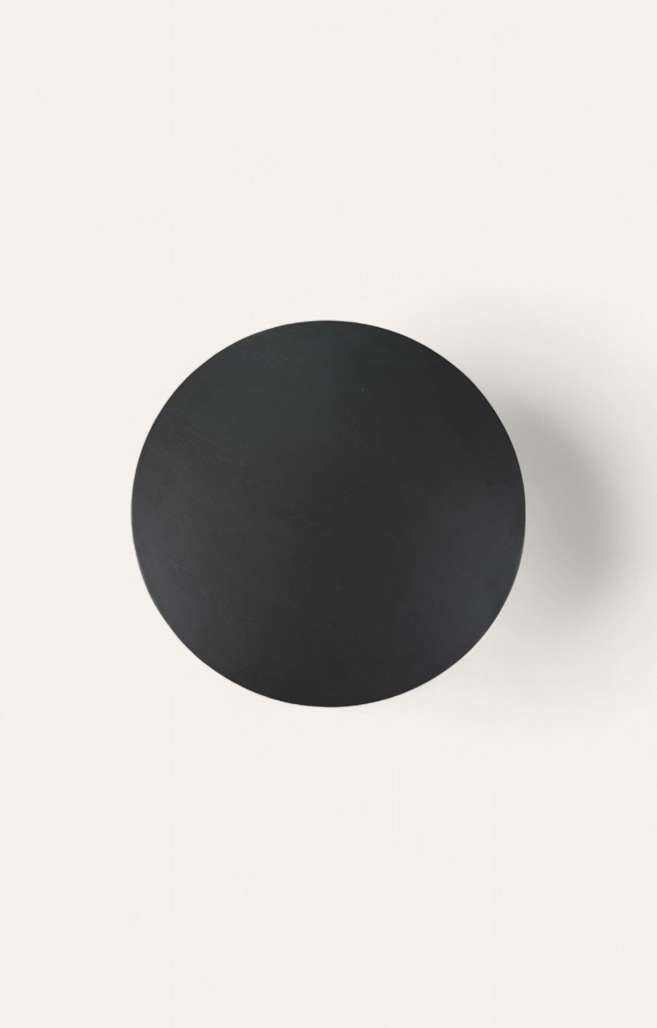Two-Tier Disc Coffee Table in Black Oak Veneer