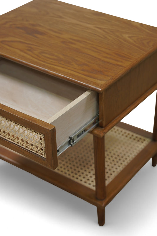 Rattan Bedside Table