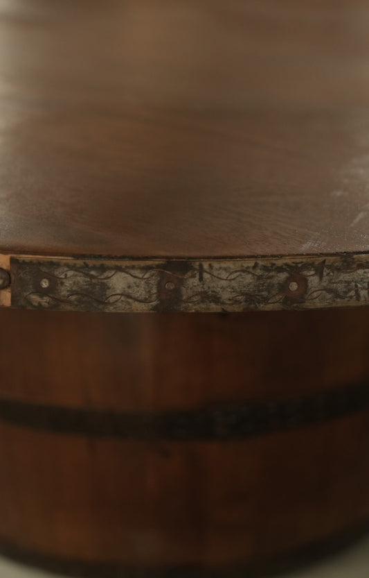 Wooden Drum Coffee Table