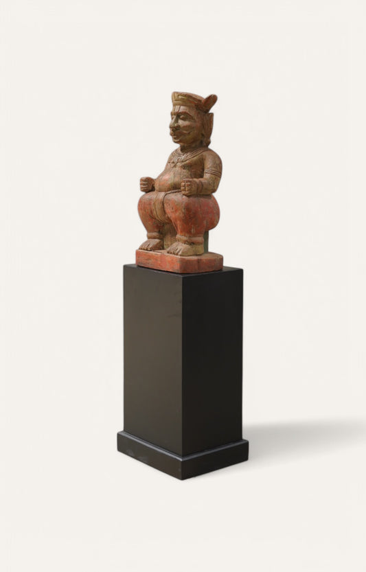 Wooden Figure With Stand