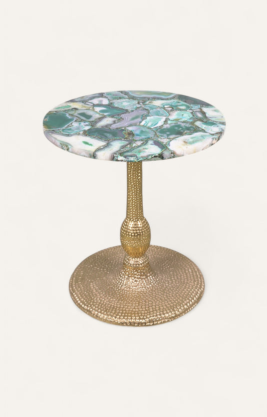 Side Table With Agate top