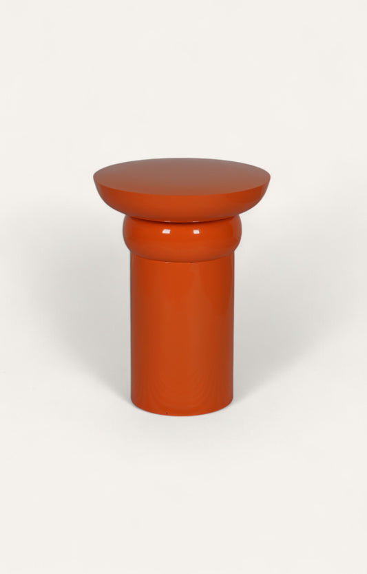 Tangerine Sculptural Side Table