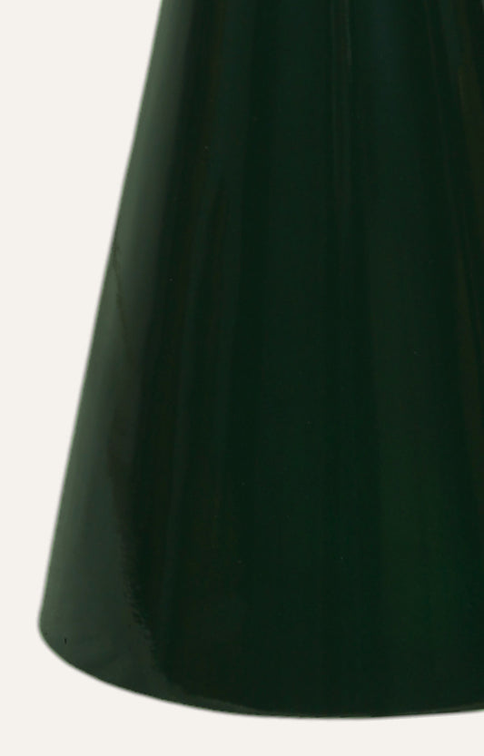 Palm Green Hourglass Side Table