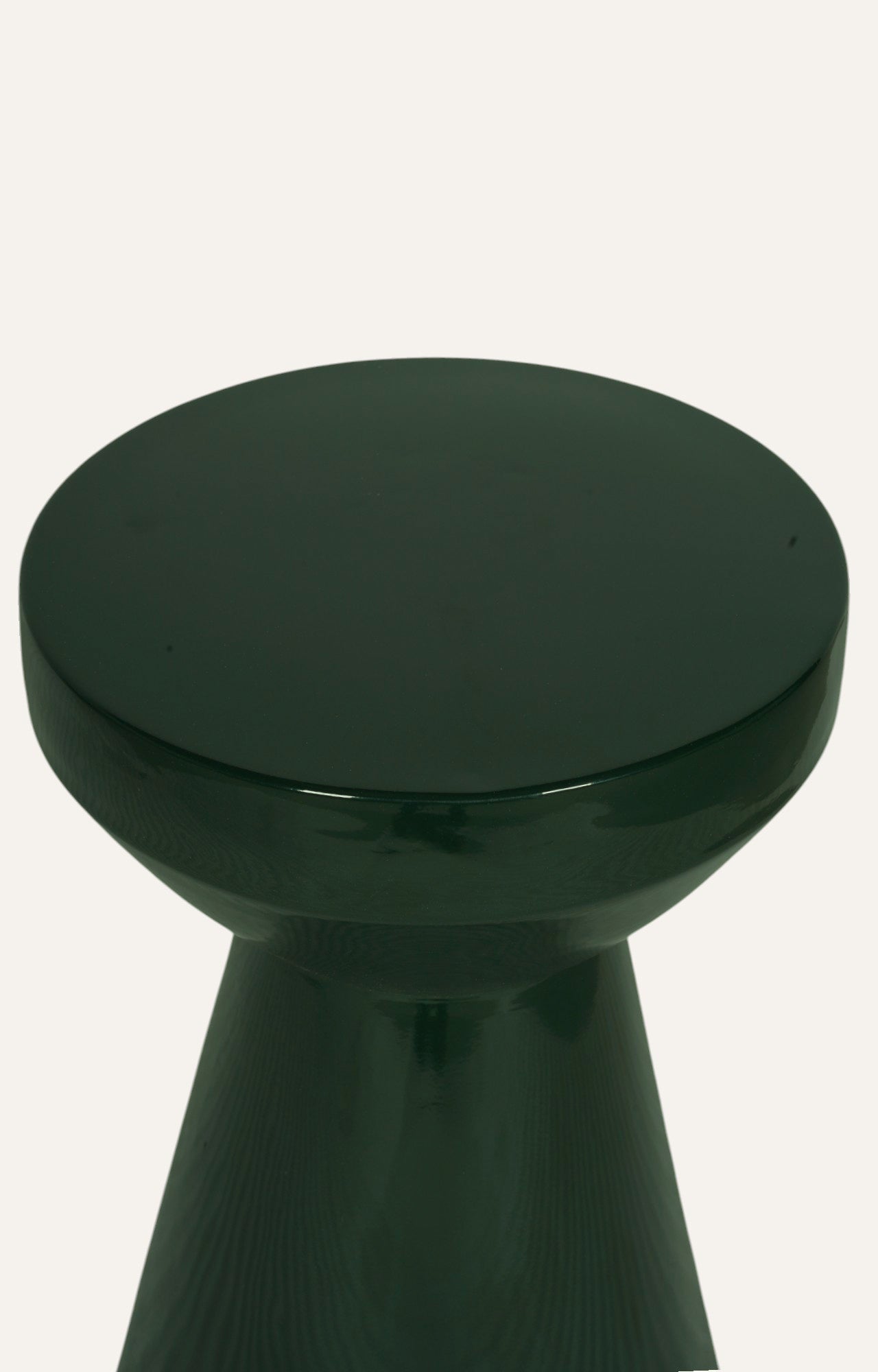 Palm Green Hourglass Side Table