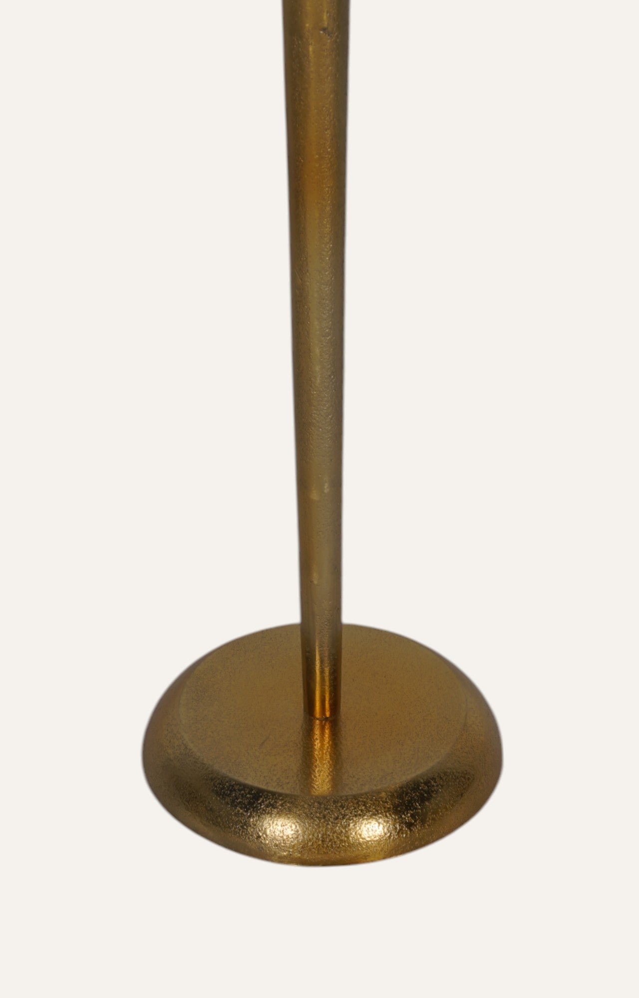 Tall Tray Accent Peg Table in Burnished Gold