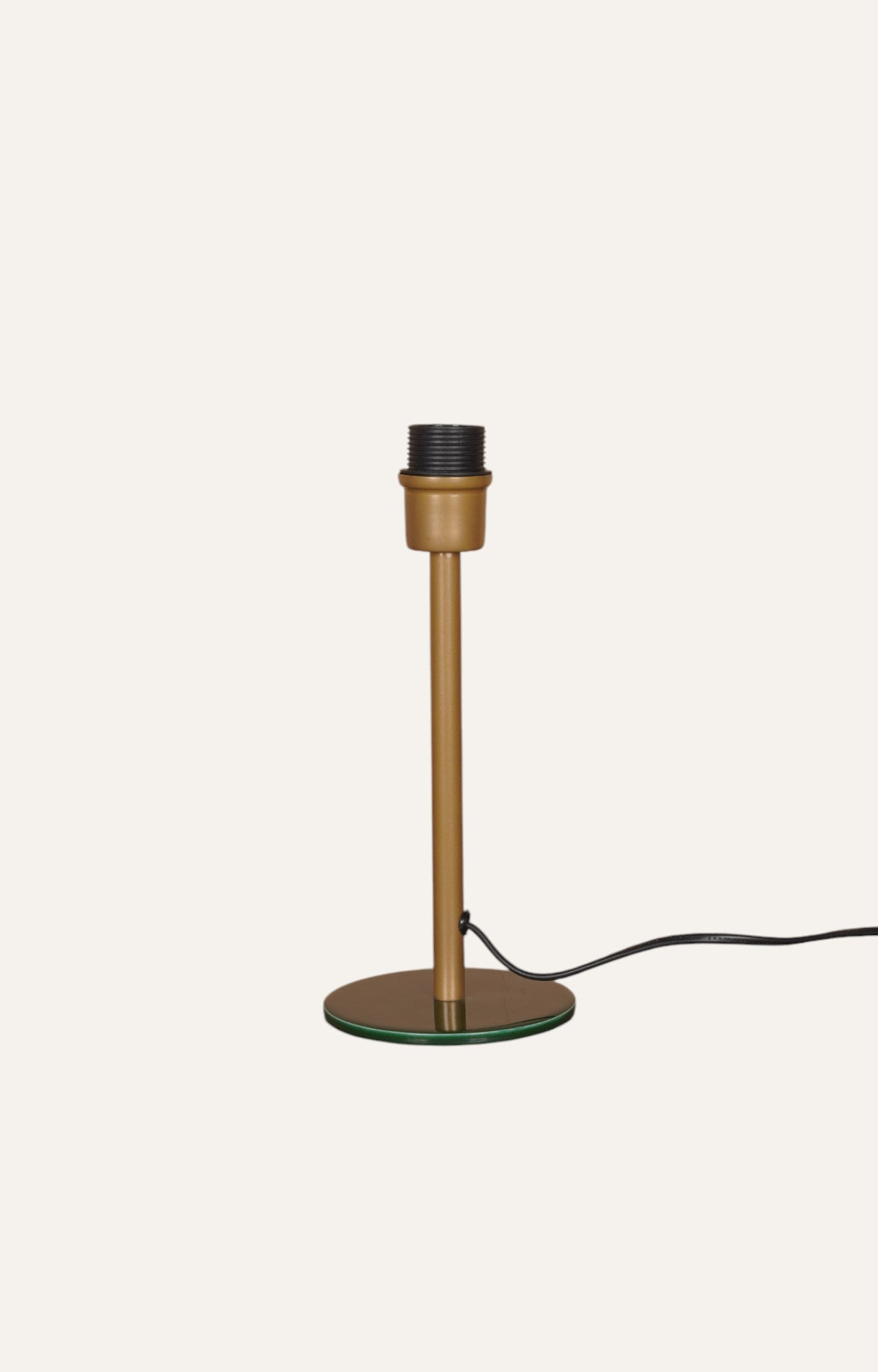 Contemporary Green Metal Dome Table Lamp