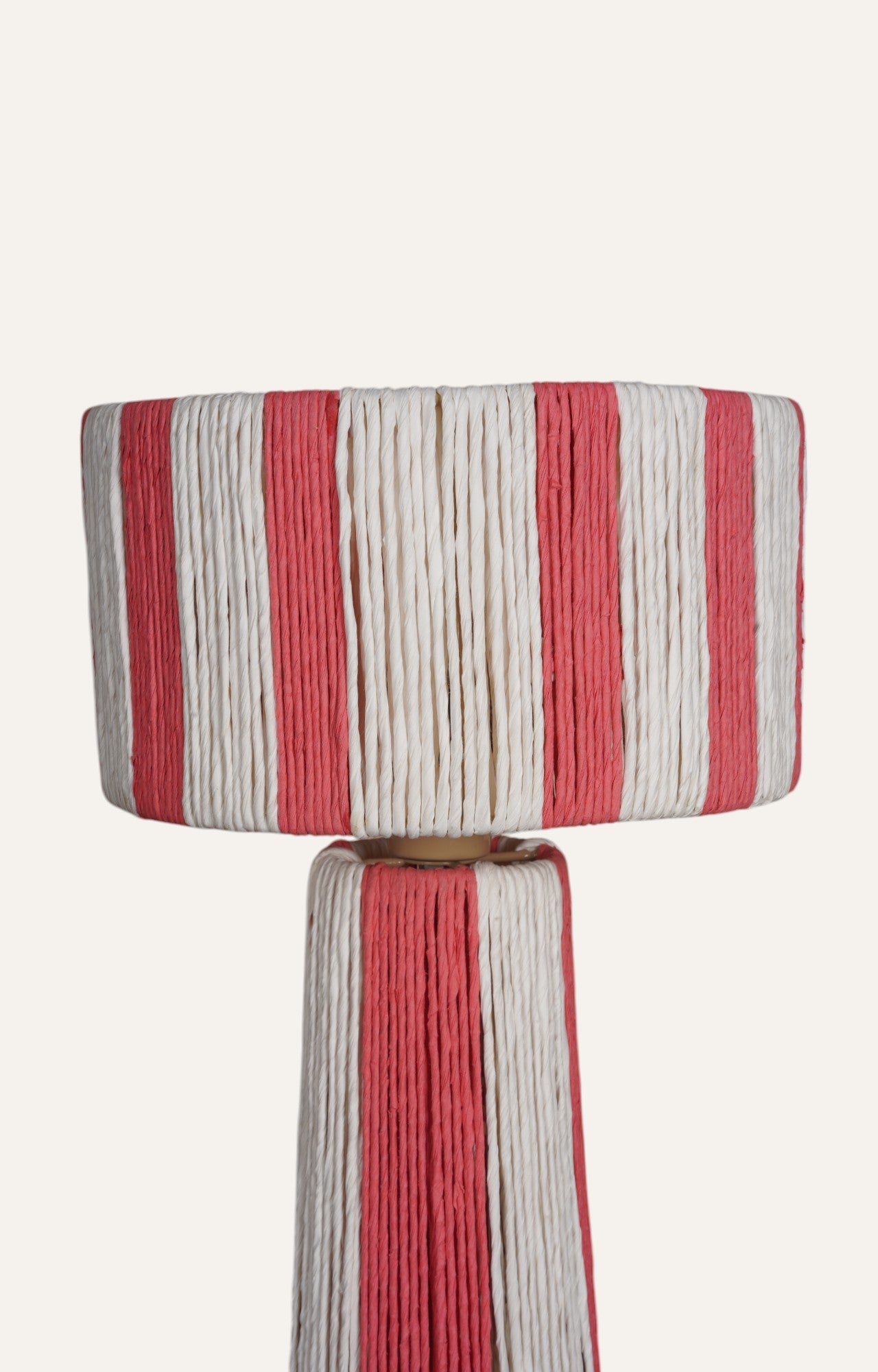 Coral Calling: Raffia Rope Table Lamp