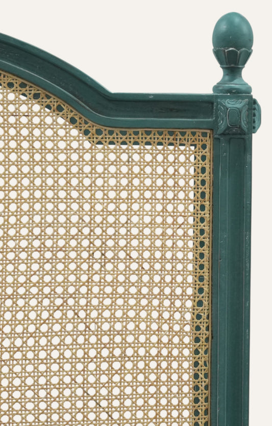 Gustavian Cane Bed Without Storage