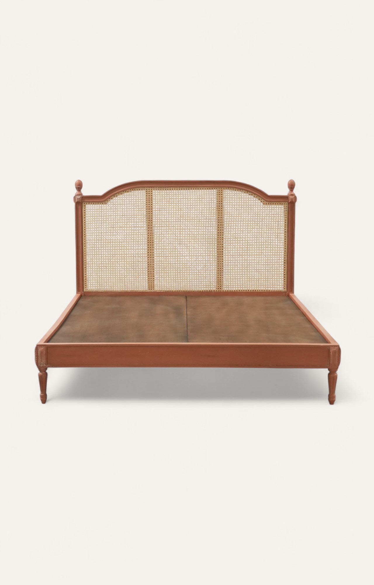 Gustavian Cane Bed Without Storage