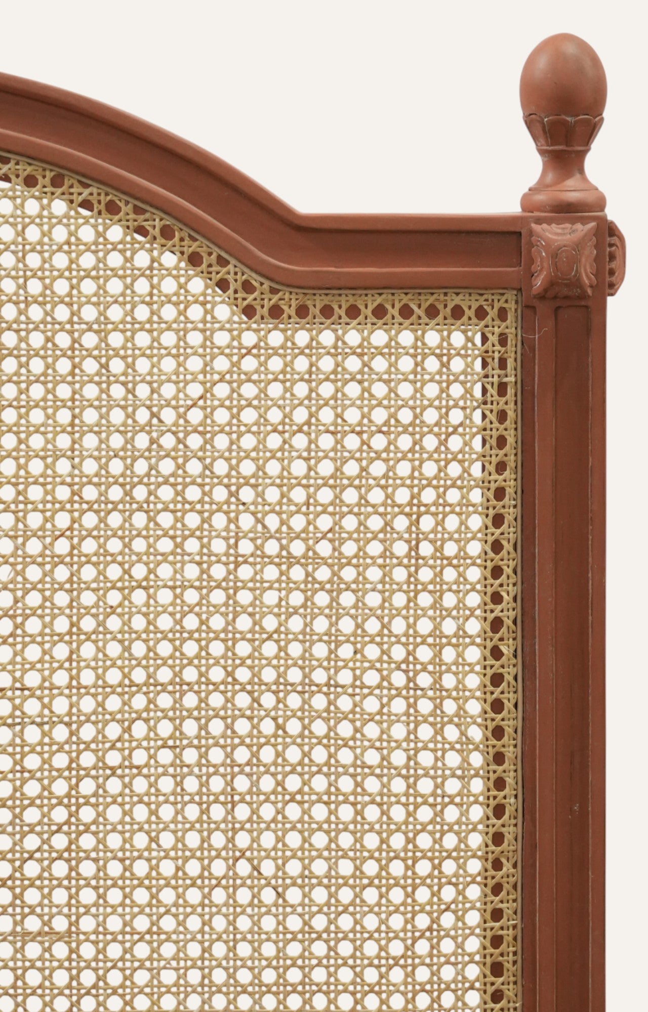 Gustavian Cane Bed Without Storage